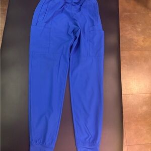 WonderWink Royal Blue Jogger Scrub Pants